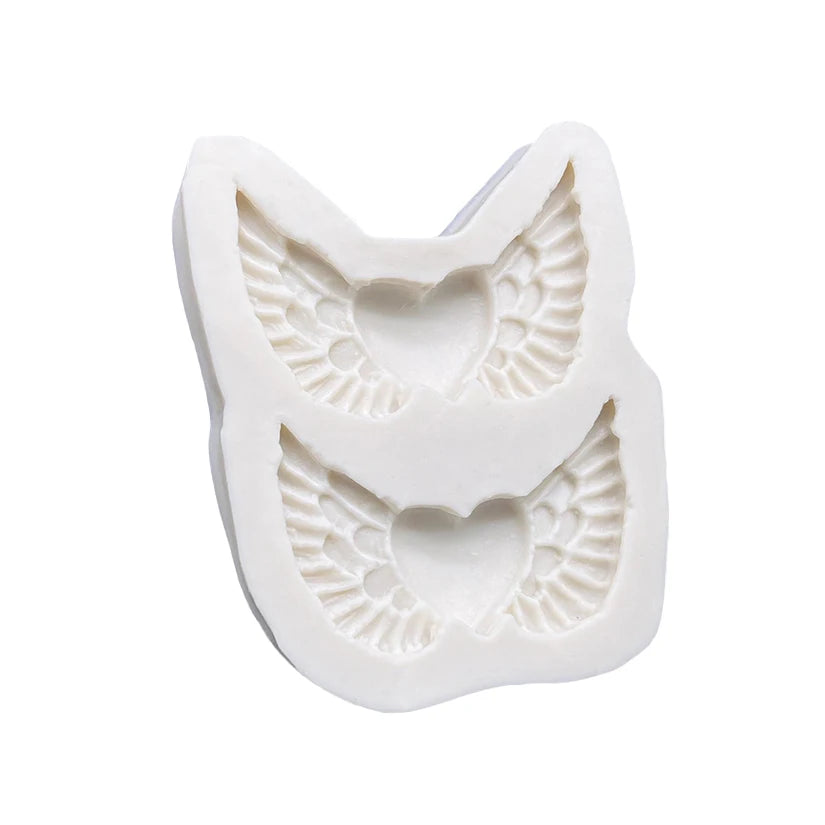 Wings Heart Silicone Sugarcraft Mold Resin Tools Cupcake Baking Mould Fondant Cake Decorating Tools