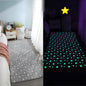 Luminous Carpet For Living Room Plush Soft Rug Children Kids Bed Room Fluffy Floor Carpets Bedside Anti Slip Rug Sofa Glow Mat