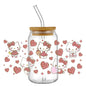 Miniso New Hello Kitty Theme 16oz Libbey Glass 3D Wrapping for cup, mugs, ect.