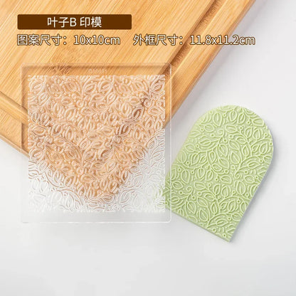 New Plant Flower Cookie Embosser Mould Spring Easter Party Fondant Biscuit Mold Cake Decorating Tools Acrylic Icing Cookie Mould