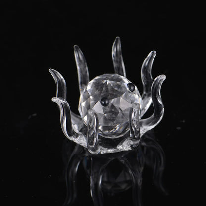 30 Styles Clear Crystal Cute Animal Figurines Glass Sculpture Paperweight Home Decors Table Ornament Xmas Kids Lady Favor Gift