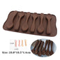 (59-87) Handmade Chocolate Candy Mould Jelly Pudding Ice Mold Insect Rose Heart Shape Silicone Moulds Baking Tool
