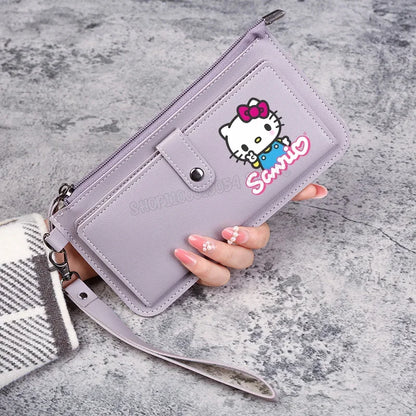 Hello Kitty Women Wallets PU Leather