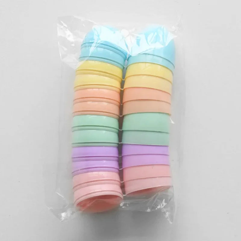 100Pcs Macaron Color Easter Eggs Plastic Fillable Easter Egg Hunt Game Supplies Candy Gift Packing Box Kids Birthday Party Decor