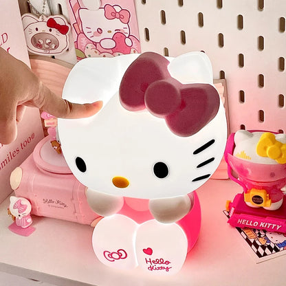 Kawaii Kt Cat Touch Night Light Kawaii Bedside Lamp Cute Anime Decor for Girls Room Gift with Soft Glow