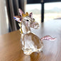 30 Styles Clear Crystal Cute Animal Figurines Glass Sculpture Paperweight Home Decors Table Ornament Xmas Kids Lady Favor Gift