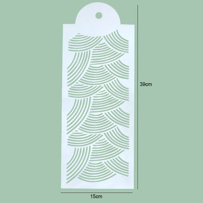 FAIS DU Fondant Cake Mesh Stamps Stencils For DIY Craft Making Wedding Cake Design Plastic Spray Template Cookie Painting Mold
