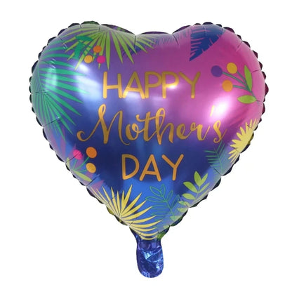 10pcs 18inch spanish mother foil balloon i loveyou have mom balloon heart gift mother's day adult birthday decoration