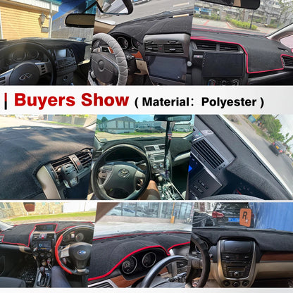 For Toyota Camry XV50 2012 2013 2014 2015 2016 2017 Dash Mat Sun Shade Anti-UV Carpets  Car Accessories Car Dashboard Cover
