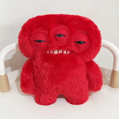 22cm Funny Ugly Teeth Monster Plush Toys Stuffed Anime The Block Monster Plushies Squirm Rainbow Crazy Rabbit Peluche Xmas Gifts