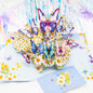 3D Pop Up Flower Greeting Cards Wedding Card Anniversary Thanksgiving Valentines Day Birthday Gift Thank You Card Handmade Cards