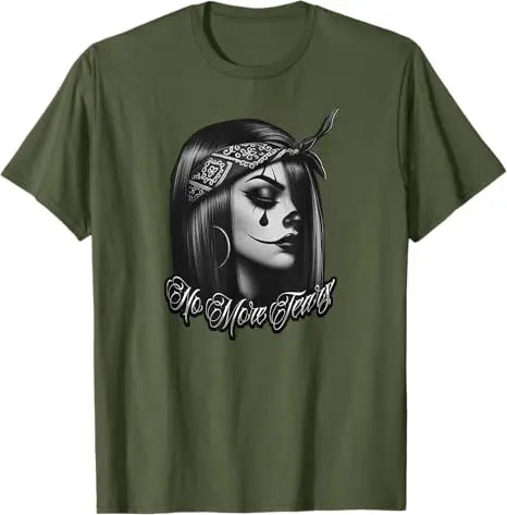 Chicana Payasa Clown Tee – Smile Now Cry Later Graphic Shirt