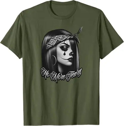 Chicana Payasa Clown Tee – Smile Now Cry Later Graphic Shirt