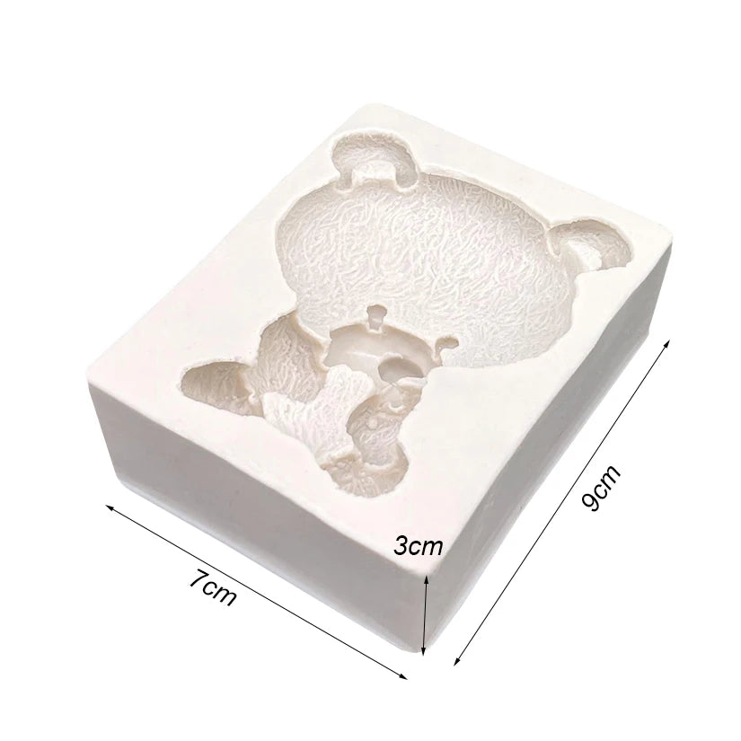 Bear Silicone Cake Baking Mold Sugarcraft Chocolate Cupcake Fondant Cake Decorating Tools