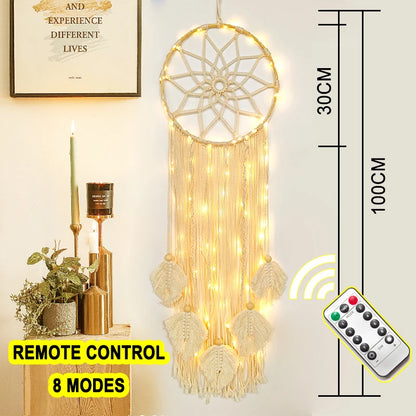big dream catcher hanging/light decoration nordic decoration home girls room/nursery/kids decor dreamcatcher children room new 5