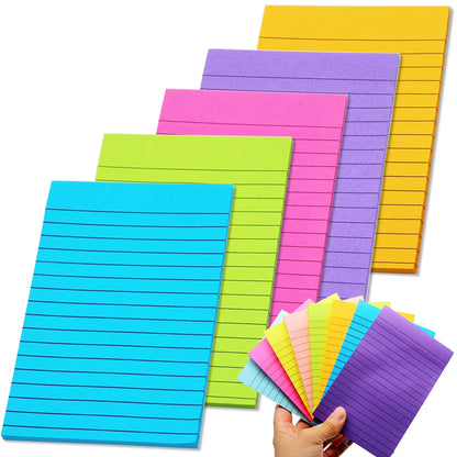 45 Sheets/Pad Scribed Notepad Post  Sticky Notes 8 Colors