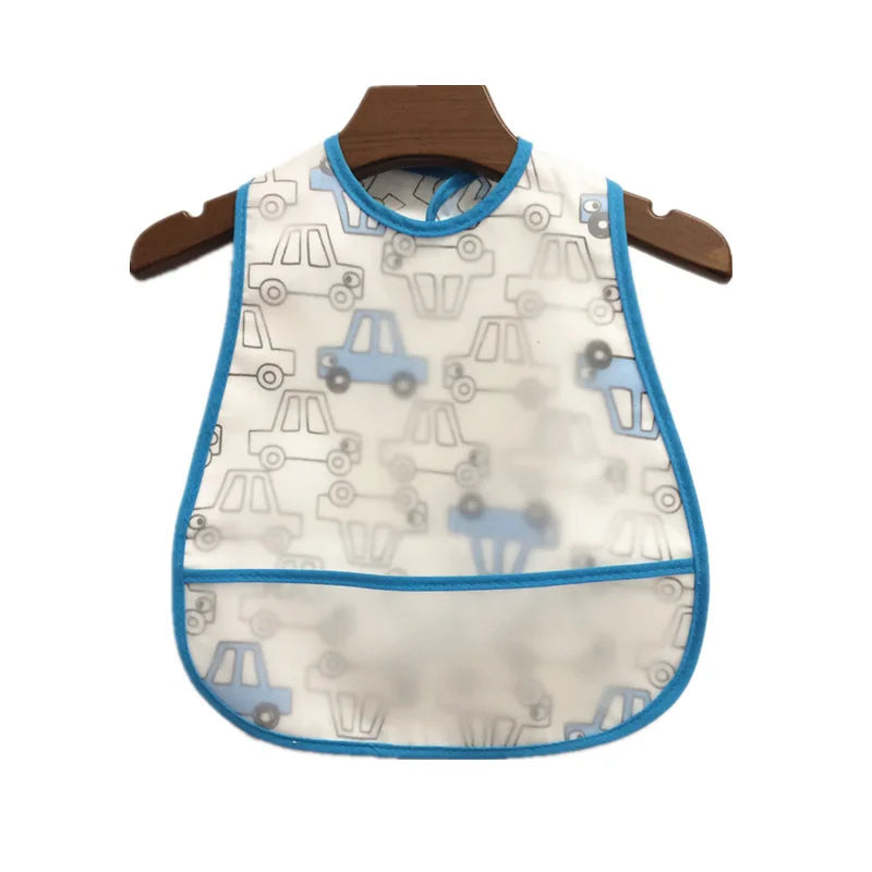 Adjustable Baby Bibs Waterproof Pocket Lunch Feeding Bibs