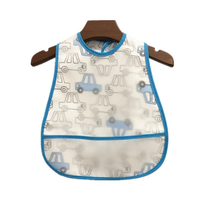 Adjustable Baby Bibs Waterproof Pocket Lunch Feeding Bibs