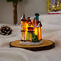 New year Decoration LED Night Light Christmas Luminous House Sculpture Ornament