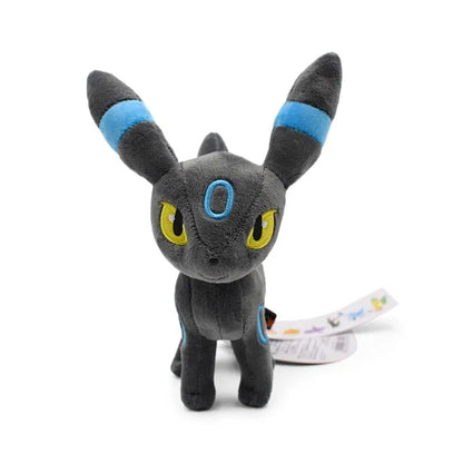 20 cm Pokémon Plush Dolls, featuring fan‑favorite characters like Pikachu, Charmander, Squirtle, Bulbasaur, Jigglypuff, Eevee, Snorlax, and Lapras.n Umbreon Vaporeon Sylveon d