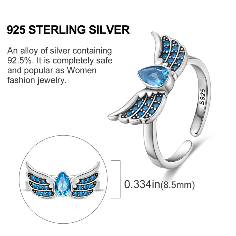 925 Sterling Silver Ring – Colorful Cubic Zirconia Women’s Wedding & Engagement Jewelry