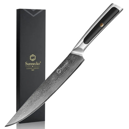 Sunnecko Damascus Chef Knife Set – 1–7 PCS High Carbon VG10 Steel Ultra‑Sharp Kitchen Knives