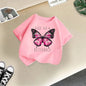 Girls Short Sleeve T-shirt Short Sleeves Clothes