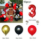 93pcs Cube Balloons Dice Playing Cards Foil Ballon Casino Theme Party Adult Birthday Decor Las Vegas Party Poker Theme Party