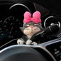 Cute Car Wiper Plush Ornaments – Capybara, Panda & Cat Turn‑Signal Switch Decorations