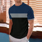 Summer new men's printed T-shirt round neck street Harajuku sports casual men's short sleeved plus size comfortable top