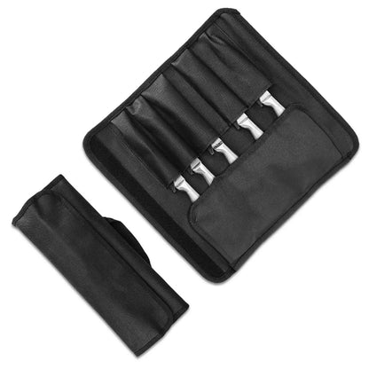 Chef Knife Storage Bag Roll-up Chef Bag Storage Pockets Cooking Gadgets Storage