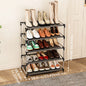 Stylish Metal Shelf Shoe Rack Organizer Stand