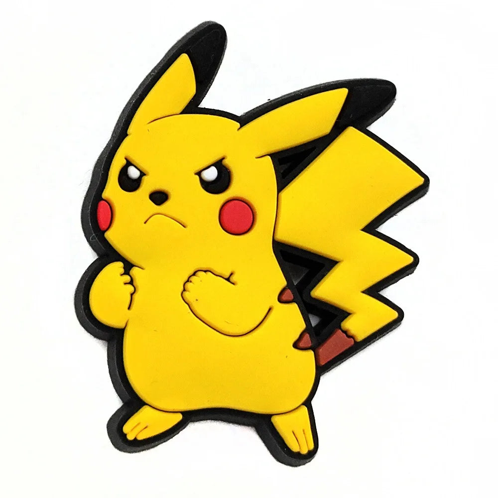 Pokemon Shoe Charms – Gengar, Squirtle & Anime PVC Sandal Buckles for Kids