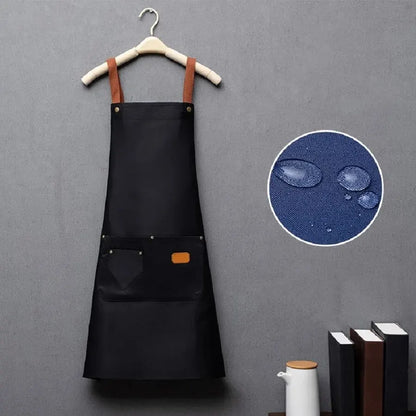 Waterproof Shoulder Apron Men's and Women's Kitchen Apron Salon Roast Barbecue Cleaning Nail Barbecue Scarf Cloak