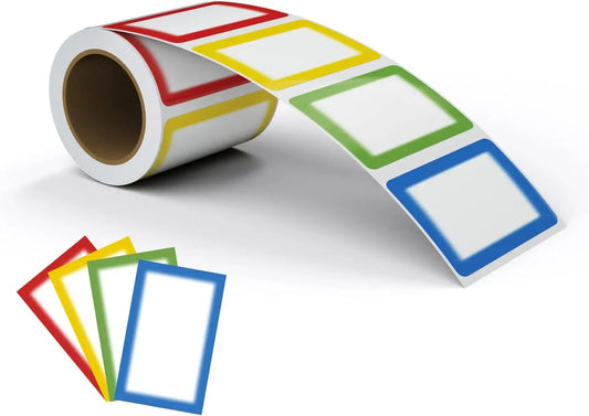 150pcs Plain Name Tag Labels  for Home, School, Office, Meeting, Party, Teachers Mailing