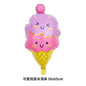 32Inch Donut globos Foil Balloon Fruit Ice Cream Helium Balloon Birthday Party Decoration Kids Toy Sweet Digital baby shower