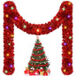 1/3pcs 5M Christmas Tinsel Garland Decorations,Indoor/Outdoor Hanging Party Decor for Tree, New Year's,Durable Festive Decor