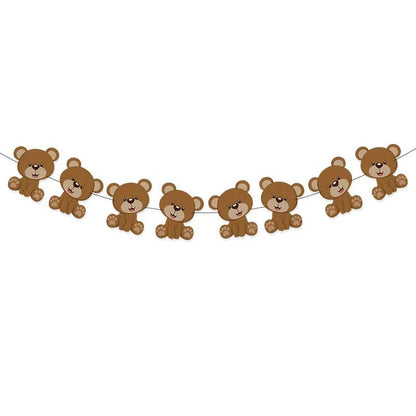 Brown Teddy Bear Party Baby Shower Supplies