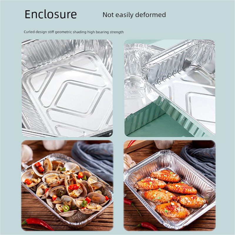 Oven Special Use Square Disposable Kitchen Tin Tray