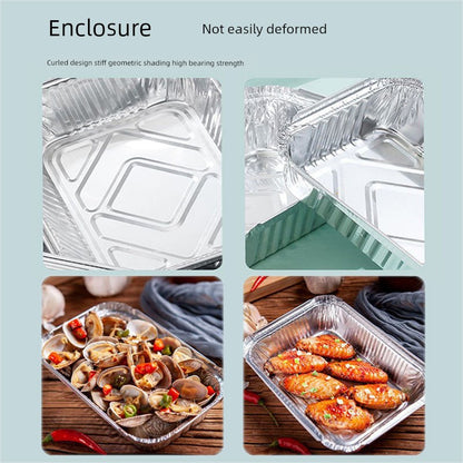 Oven Special Use Square Disposable Kitchen Tin Tray