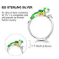 Rings Original 925 Sterling Silver Rings Simple Zircon Heart Ring For Wedding Valentine's Day Women Ring Jewelry Gift