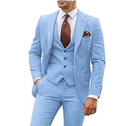 3 Pieces Tuxedo Suits for Men Slim Fit