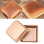 2‑Pack 4‑Inch Square Cake Molds – Nonstick Carbon Steel Baking Set