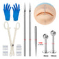 Body Piercing Kit – Surgical Steel Tapers, Needles & Tools for Lip, Nose, Tongue, Cartilage & Navel