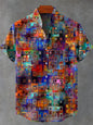 Men’s Retro Hawaiian Shirt – Breathable Short Sleeve Harajuku