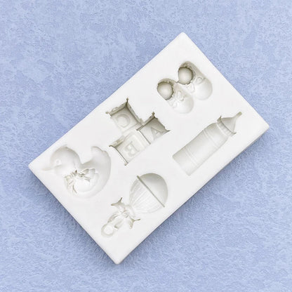 Baby Silicone Sugarcraft Mold Resin Tools Cupcake Baking Mould Fondant Cake Decorating Tools