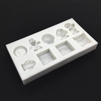 Cartoon Silicone Cake Baking Mold Sugarcraft Chocolate Cupcake Resin Tools Fondant Decorating Tools