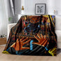 3D Horror Movie Character Chucky Saw Cartoon Area Blanket Fashion Soft Cozy Living room Bedroom Sofa Bed Travel Blanket