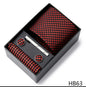 Men's  Tie Pocket Squares Necktie Box Set