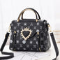 Women's Leather Fashion Senior Printed Large Capacity Shoulder Crossbody Handbag Токийские Мстители
